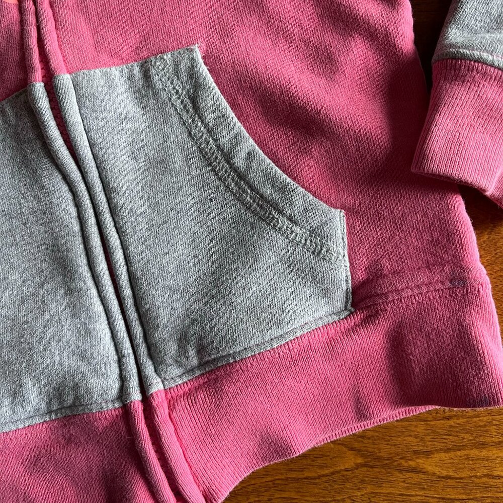 The North Face pink and gray hoodie 3T - Picture 4 of 7